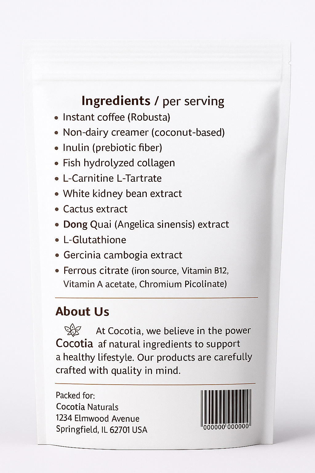 Cocotia L-Carnitine Coffee